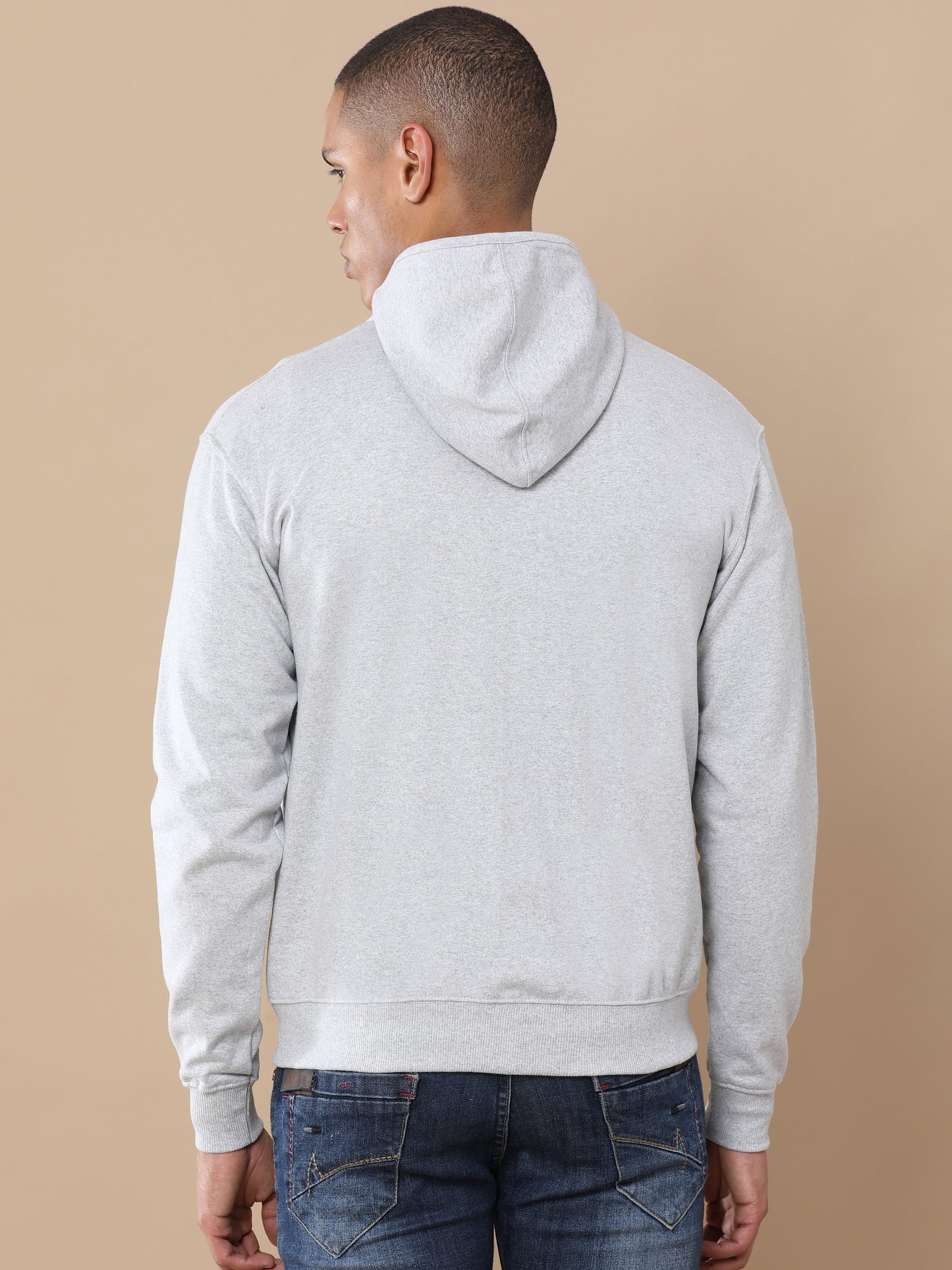 Heather Grey - 2-in-1 Zipper