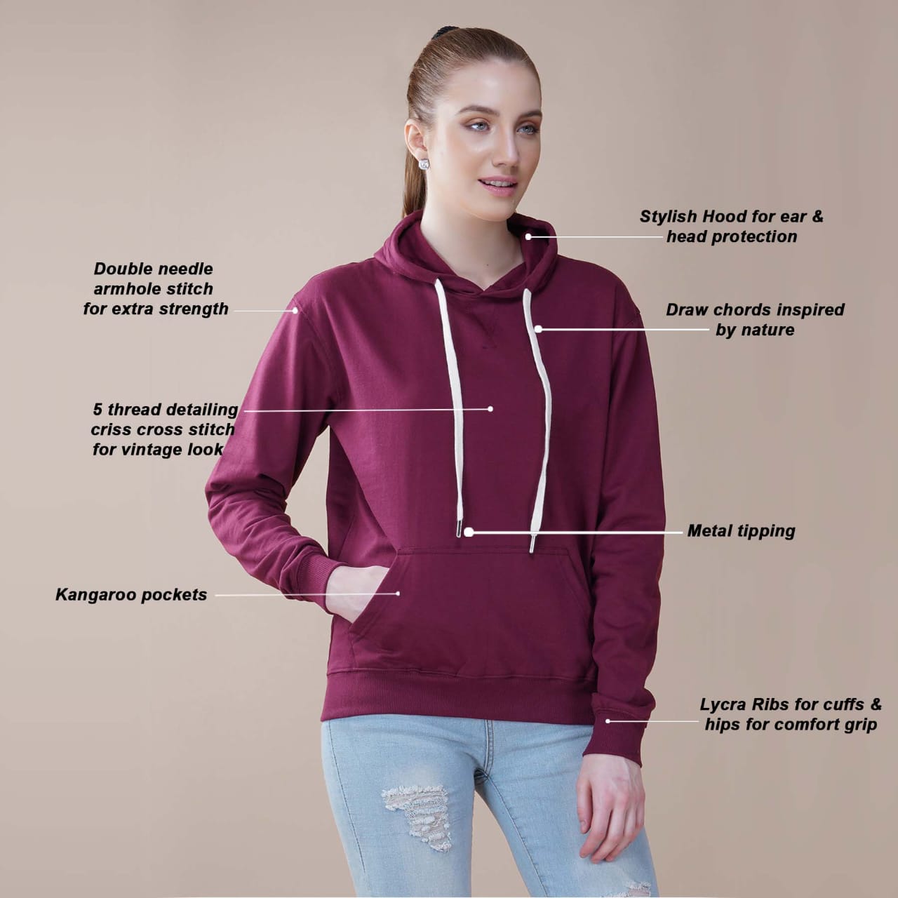 French Wine - Classic Hoodie